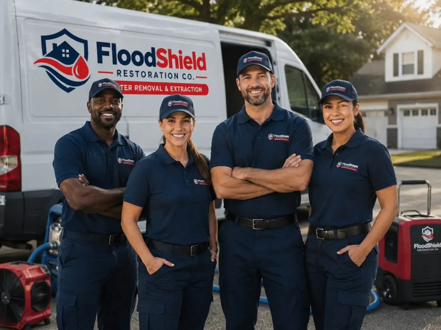 Flood Damage Restoration company in Luck, WI